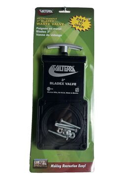 Valterra T1003VPM 3" Bladex RV Waste Valve Body Metal Handle NEW
